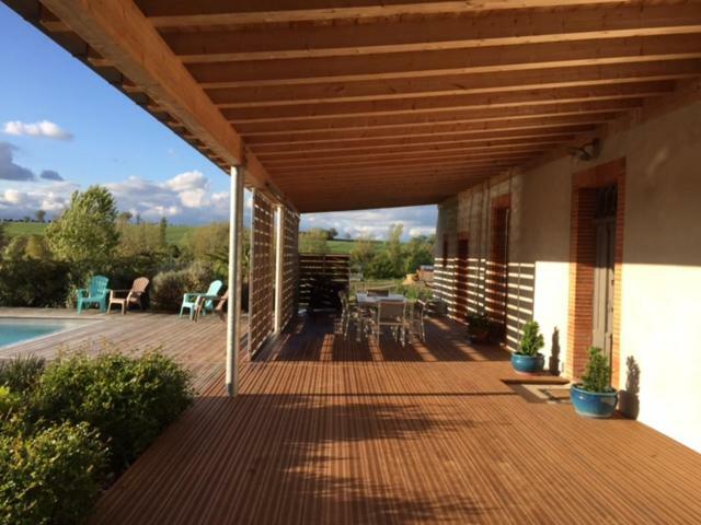 Domaine En Castanet Bed & Breakfast Caraman Bagian luar foto